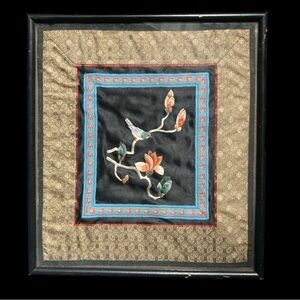 Antique Silk Embroidery Chinese Artwork